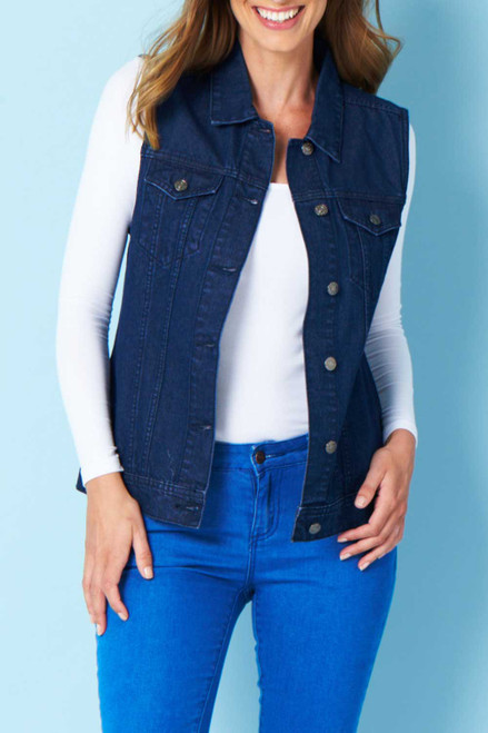 Sleeveless Denim Jacket | handpicked by 