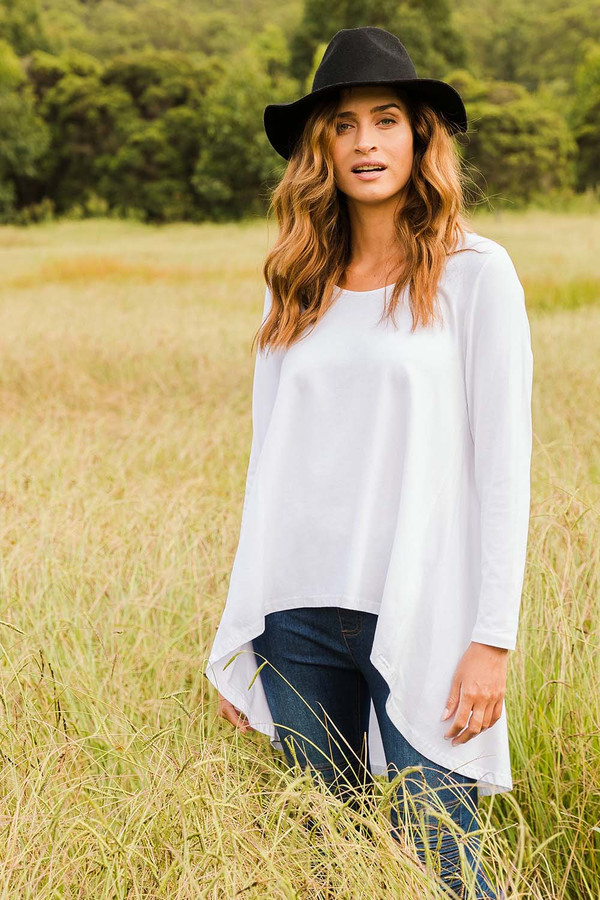 Long Sleeve Tee | boho bird | birdsnest 