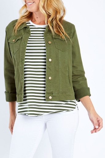 cropped denim jacket australia