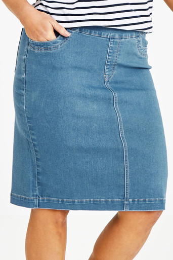 Shop Our Denim Skirt Range | Sizes 8 to 