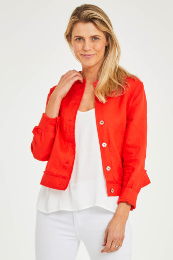 womens linen jacket