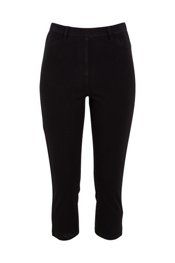 LTS Black Ripped Knee Jersey Jeggings