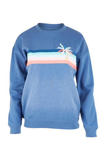 Noah Grey Love Hearts Sweatshirt by Sugarhill Brighton