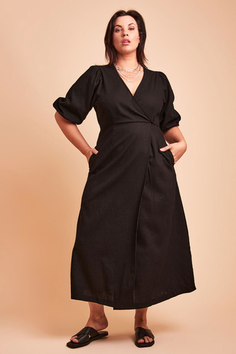 Womens Shelly Beach Wrap Dress