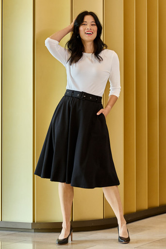 Shop Our Knee Length Skirt Range, Sizes 8 to 24