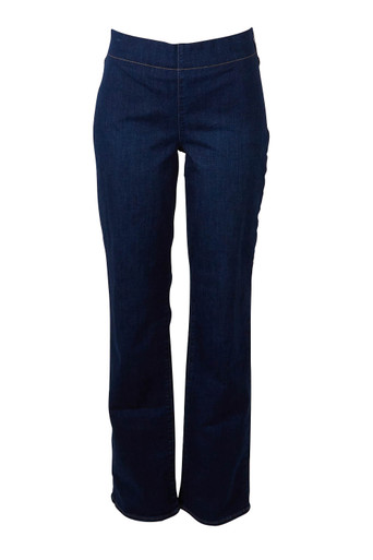 Bailey Relaxed Straight Pull-On Jeans - Palace Blue