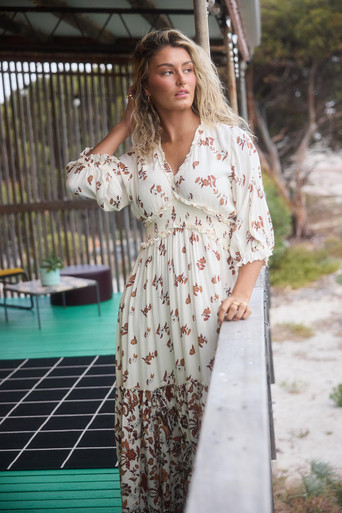 ワンピース Marbella Panel Printed Dress Marbella Panel Printed Dress