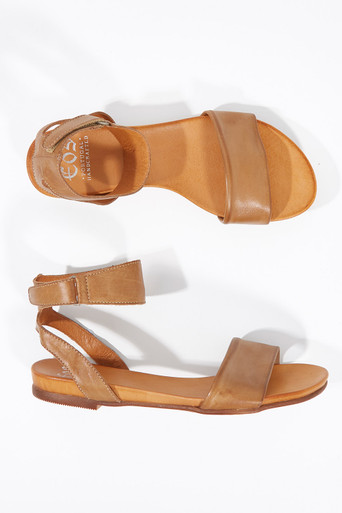 Lauren Leather Flat Sandal EOS birdsnest Australia