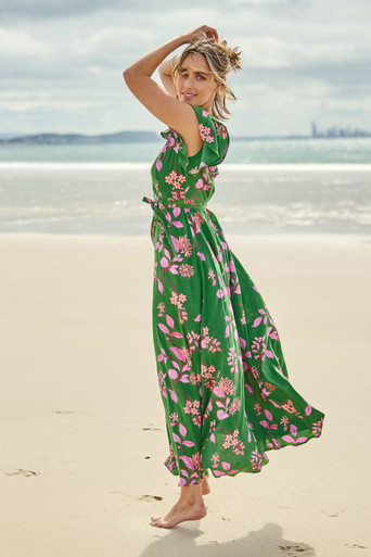 Bellezza Maxi Dress BOHO-428 boho bird birdsnest Australia