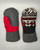 Wool Sweater Mittens - Medium - Black, Grey, and Red Wool Sweater Mittens - Medium - Black, Grey, and Red