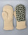 Wool Sweater Mittens - Medium - Green and Tan