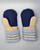 Wool Sweater Mittens - Medium - Blue, Tan, and Creme Wool Sweater Mittens - Medium - Blue, Tan, and Creme