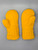 Wool Sweater Mittens - Medium - Yellow