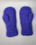 Wool Sweater Mittens - Medium - All Blue