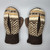 Wool Zipper Mittens - Medium - Browns