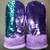 Child Large Sequin Bling Purple to Teal - Shades of Purple Fleece