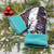 Child Large Sequin Bling Rainbow to Silver with Multi-Colored Jellies and Teal Fleece, 1210