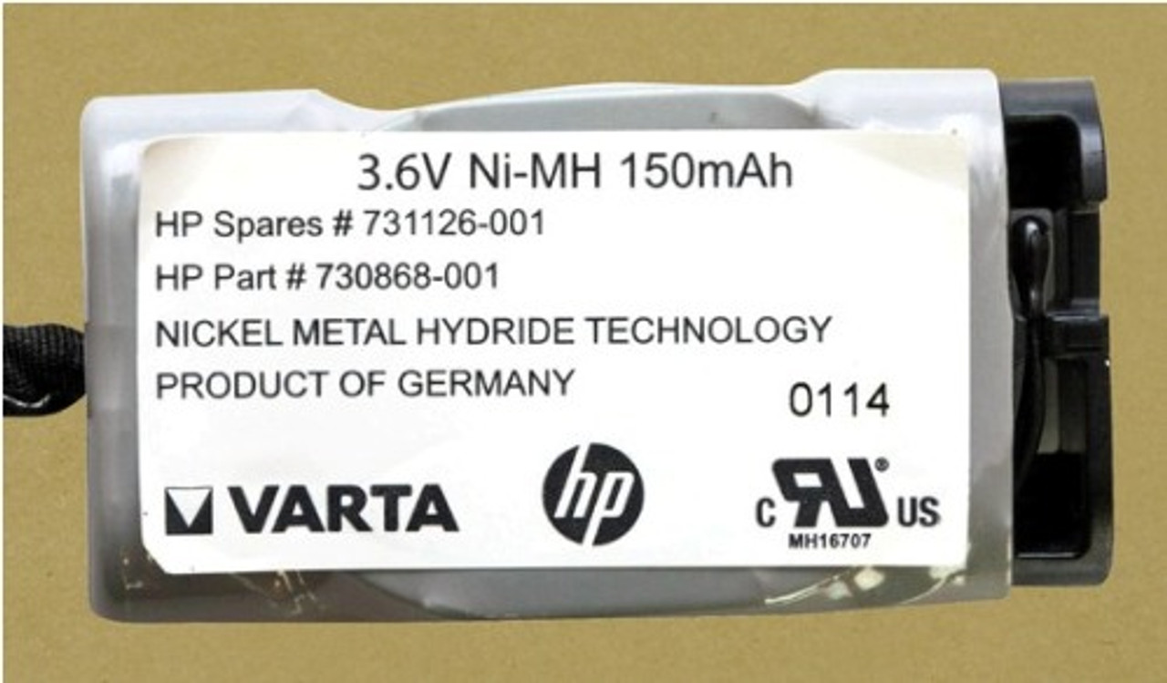 Hp 001 4 3v Nimh wc Battery Pack For Smart Array Gen8 Avanti Global Resources