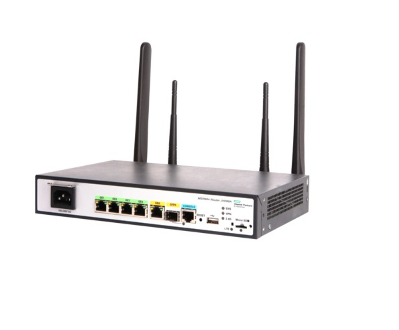 HP JH298A MSR954-W 1GBE SFP LTE (AM) 2GBE-WAN 4GBE-LAN WIRELESS 802.11N  CWV7 ROUTER - RACK-MOUNTABLE.