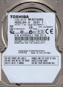 Toshiba 320-GB 3G 2.5 SATA (MK3276GSX)