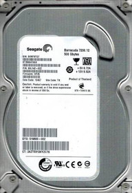 500GB 3GB/S 7.2K SATA 3.5 HARD DRIVE (9SL142-022)