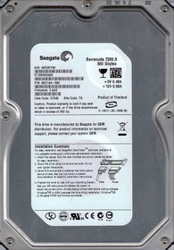 SEAGATE ST3300622AS BARRACUDA 300GB 7200 RPM SATA 16MB BUFFER 3.5 INCH LOW PROFILE(1.0 INCH) HARD DISK DRIVE.  (ST3300622AS)