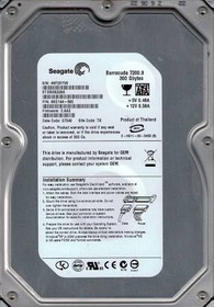 SEAGATE ST3300622AS BARRACUDA 300GB 7200 RPM SATA 16MB BUFFER 3.5 INCH LOW PROFILE(1.0 INCH) HARD DISK DRIVE. (ST3300622AS) - RECERTIFIED [24905]