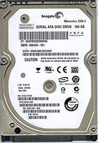 Seagate 160-GB 7.2K 2.5 3G SATA HDD (ST9160411AS) - RECERTIFIED