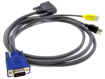 HP 439325-001 1X4 KVM CONSOLE 6FT USB CABLE.