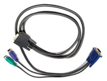 HP - 1X4 KVM CONSOLE PS2 KVM CABLE - 6FT (438610-002).