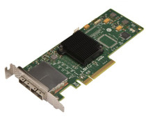 HP 617824-001 SAS9200-8E 6GB/S 8PORT PCI-E X8 SAS LOW PROFILE HOST BUS ADAPTER.