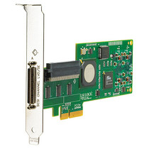 HP 439776-001 SC11XE SINGLE CHANNEL 68PIN PCI-E X4 LVD ULTRA320 SCSI HOST BUS ADAPTER WITH STANDARD BRACKET.