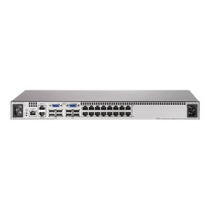 HP - IP CONSOLE G2 SWITCH WITH VIRTUAL MEDIA AND CAC 2X1EX16 KVM SWITCH (580646-001).