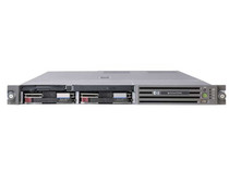 HP 382147-405 PROLIANT DL360 G4P SCSI RACK CTO CHASSIS - INTEL E7520 CHIPSET WITH NO CPU, NO RAM, NC7782 GIGABIT SERVER ADAPTER, SMART ARRAY 6I CONTROLLER, 1X 460W PS 1U RACK SERVER WITHOUT RAILS.