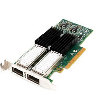 DELL 6RKNM MELLANOX CONNECTX-3 EN DUAL PORT CX354A NIC 40GBE / 56GB/S PCI-E 3.0 X8 TWO QSFP+ TRANSCEIVER PORTS NETWORK INTERFACE CARD.NETWORK ADAPTER-6RKNM