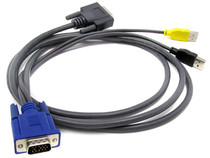 HP AF613A 1X4 KVM CONSOLE 6FT USB CABLE