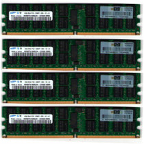 HP AB566A 16GB (4X4GB) PC2-5300 ECC REGISTERED DDR2 SDRAM DIMM GENUINE HP MEMORY KIT FOR INTEGRITY SERVER RX3600 RX660.