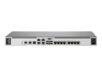 HP AF620A IP CONSOLE G2 SWITCH WITH VIRTUAL MEDIA AND CAC 1X1EX8 KVM SWITCH - 8 PORTS - USB - CASCADABLE.