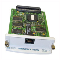 HP J4169-61001 JETDIRECT 610N ETHERNET 10/100BASE-TX INTERNAL PRINT SERVER.