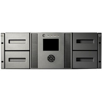HP AJ035A 38.4TB/76.8TB MSL4048 STORAGEWORKS LTO-4 ULTRIUM 1840 SCSI 4U TAPE LIBRARY.