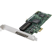 DELL A0972829 SINGLE CHANNEL PCI EXPRESS X1 ULTRA320 LOW PROFILE SCSI CONTROLLER CARD WITH STANDARD BRACKET ROHS.  OPEN BOX.