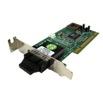 DELL CW595 TRANSITION NETWORKS 100BASE-FX LOW-PROFILE 10/100MBPS PCI NETWORK CARD.