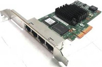 DELL 9YD6K NETWORK CARD I350-T4 PCI-E 2.1 X4 5 GT/S 10 / 100 / 1000 QUAD PORT GIGABIT ETHERNET SERVER ADAPTER.