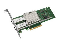DELL VFVGR DUAL PORT X520-DA2 10-GB SERVER ADAPTER ETHERNET PCIE NETWORK INTERFACE CARD WITH BOTH BRACKETS.