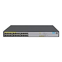 HPE 1420-24G-PoE+ (124W) Switch - switch - 24 ports - unmanaged - rack-moun