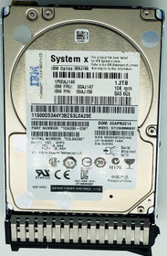 IBM 00AJ150 1.2 TB Hard drive - 2.5" Internal - SAS 6Gb/s New F/s