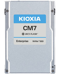 KIOXIA KCMY1RUG30T7 30.72TB NVMe PCIe Gen5 15mm U3 CM7-R 1Dwpd Ssd