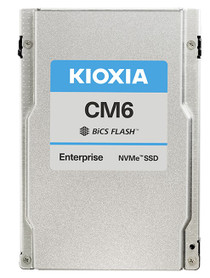 Kioxia KCM6XVUL6T40 6.4Tb PCIe 4.0 NVMe 1.4 2.5-inch U.2 15mm Mixed Use TLC SIE SSD