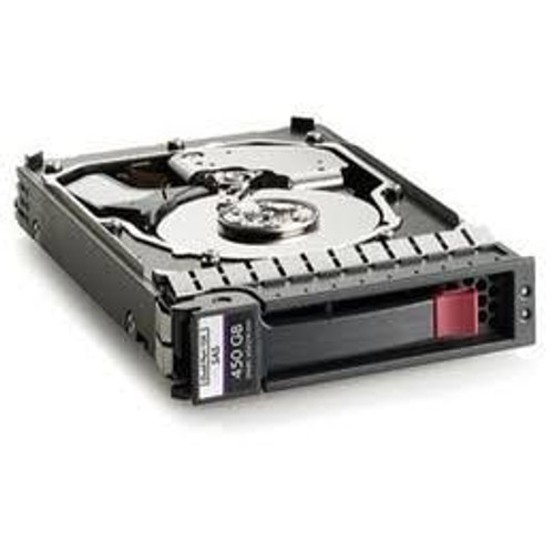 450GB hot-plug dual-port SAS hard disk drive - 10,000 RPM, 6 Gb/s transfer rate, 2.5-inch Small Form Factor (SFF), Enterprise, SmartDrive Carrier (SC) - Not for use in MSA products ()