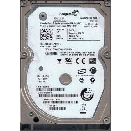 Dell 2-TB 6G 7.2K 3.5 SAS  (0YY34F)